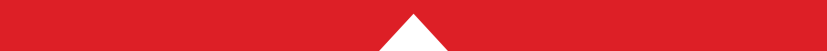 Red background with a white V-shaped design at the top center.